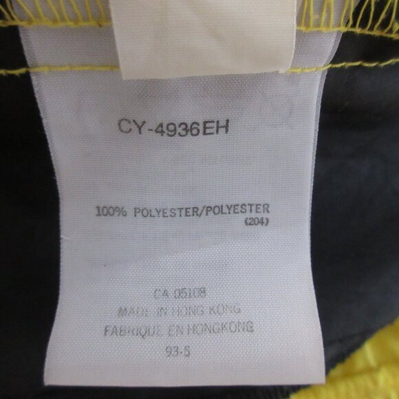 Descente Windbreaker Jacket Sz Medium Zip Up Cycling Skiing Shell Ripstop Yellow - Picture 6 of 10